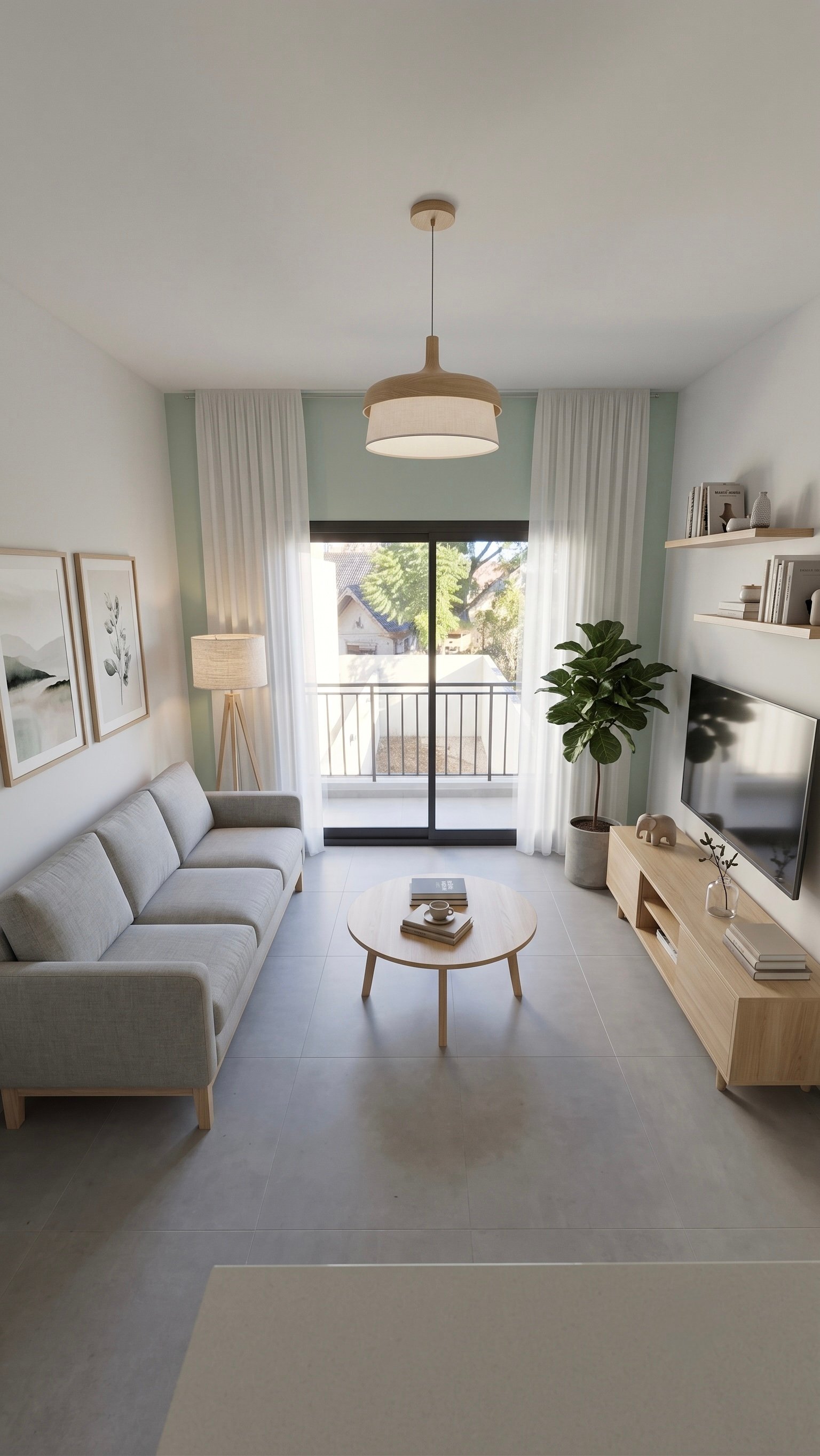 Living del departamento en primer piso